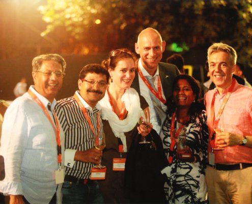 Team NIBM 2015 with Rajiv Mehra (NICCT VP Networking), Vipin Moharir (NICCT Chairman Elect NICCT), Elbert Waller (Meijburg & Co), Peter Verheij (ING)